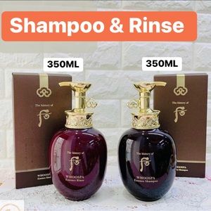 THE HISTORY OF WHOO / WHOO SPA Combo Shampoo & Rinse SET (350ML + 350ML)